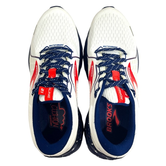 Brooks Running Women’s ADRENALINE GTS 21 USA Patriotic Sneaker size 7.5 - Picture 6 of 8